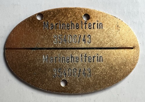 Erkennungsmarke - , wh