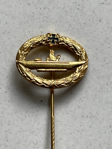 Uboot abzeichen miniatur nadel - uboot,