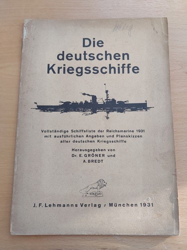 Die deutschen kriegsschiffe - kriegsschiffe,