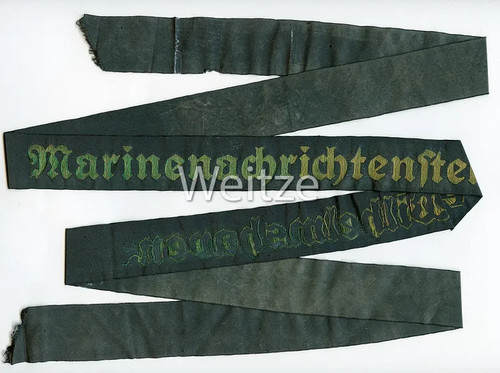 Kriegsmarine mützenband - kriegsmarine,