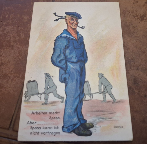 Kriegsmarine arbeit - ak,