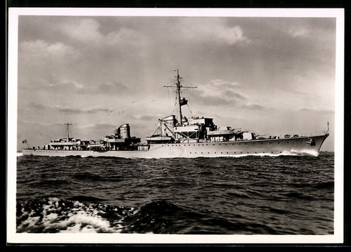 Zerstörer der kriegsmarine - ak,