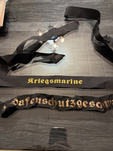 Mützenbänder kriegsmarine - mützenbänder, /